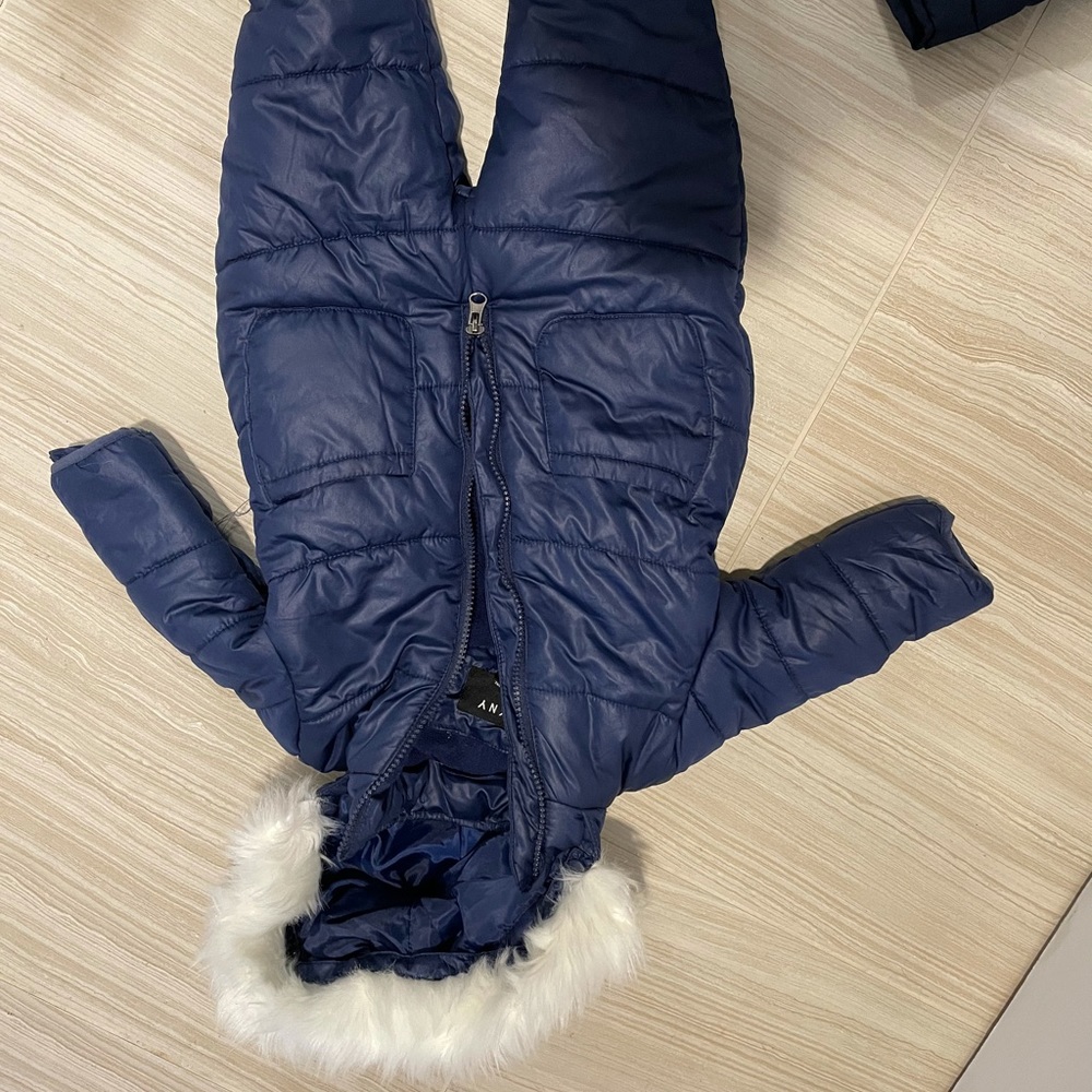 Boy 6-9 months baby snow suit